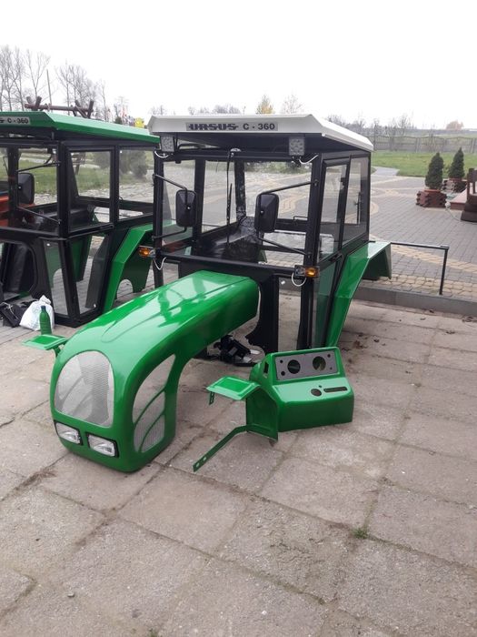 Kabina kabiny Ursus ciągnik traktor maska  C-330 C-360 Mf Bizon