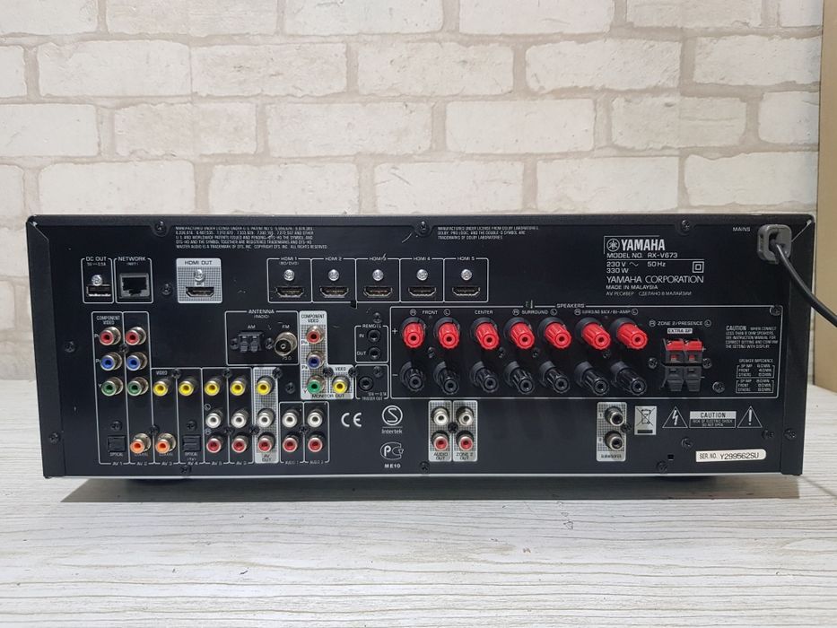 Пульт!7.1AV-ресивер Yamaha RX-V673 7х150Вт USB,4K,USB,AirPlay
