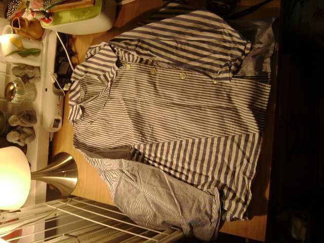 Starocie z PRL - Moda = Bluzka damska RETRO z czasów PRL XL na 170 cm