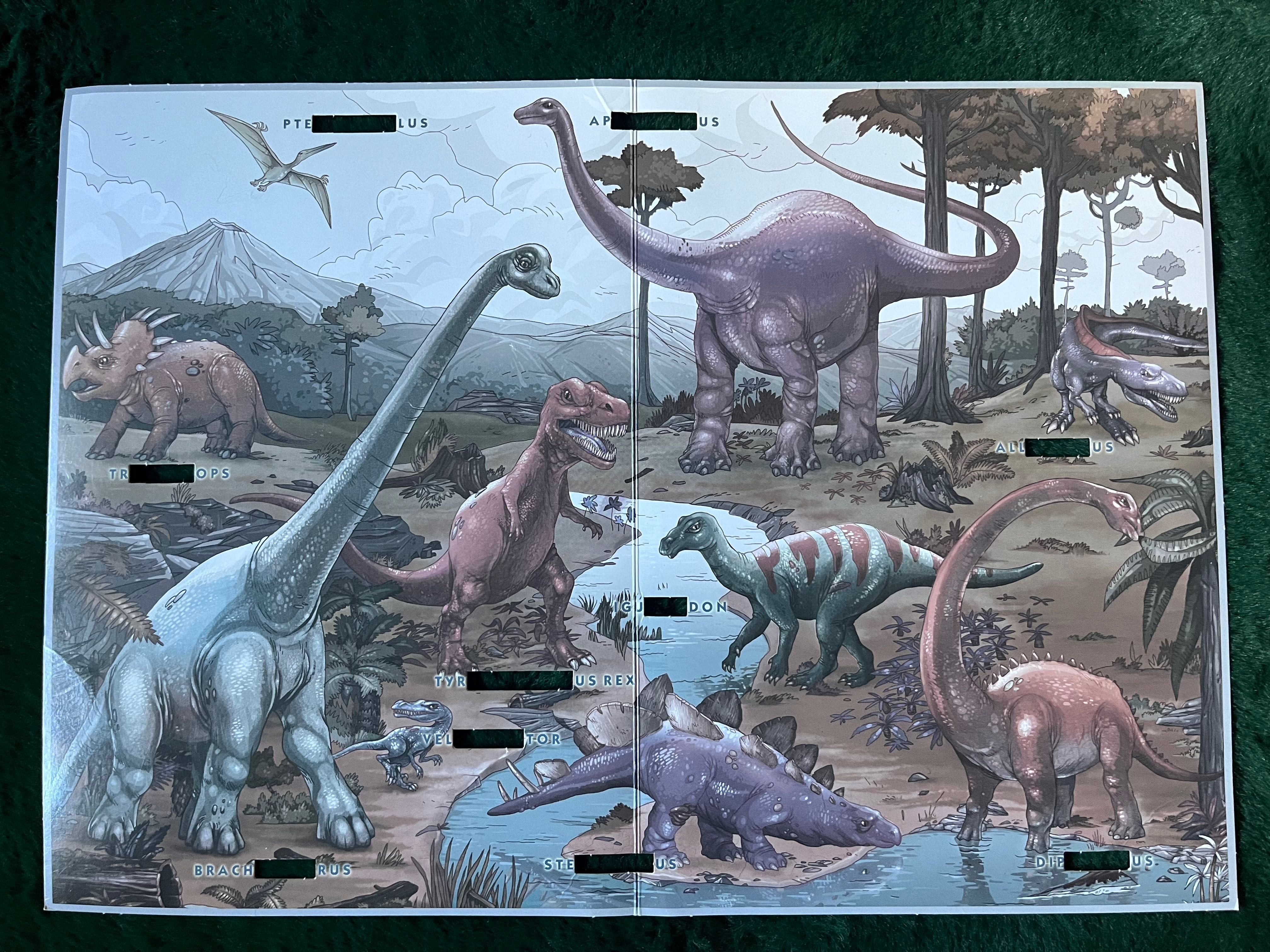 Puzzle Dino 104 el.