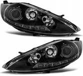 Reflektor Lampy kpl Day line light LED Tuning Black Ford Fiesta mk7 2008-13