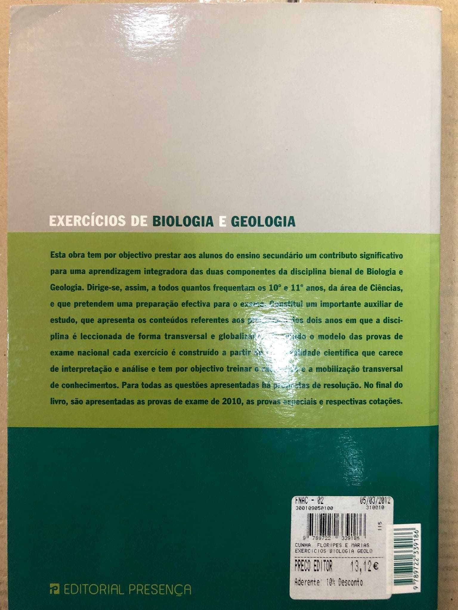 Exercícios de Biologia e Geologia - Preparação para Exames