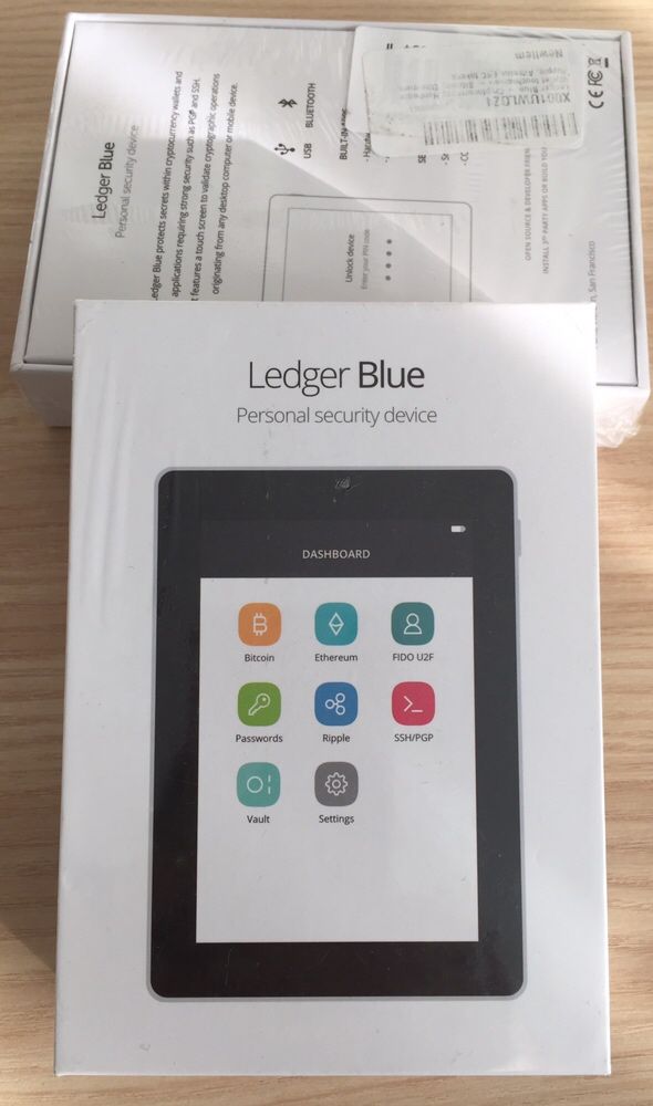 Ledger Blue, кошелёк премиум-класса. Новый. Оригинал.