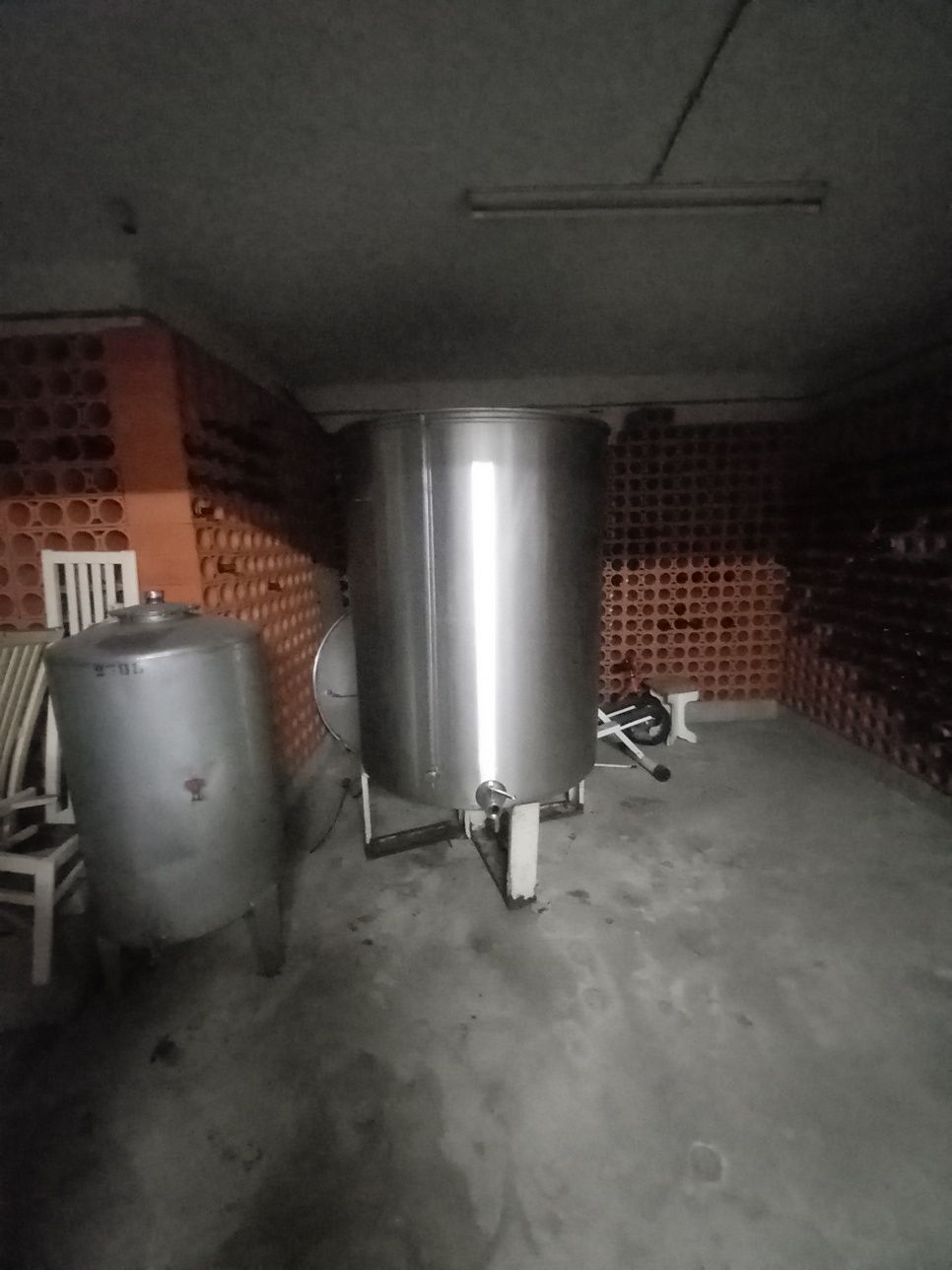 Cubas em inox para armazenamento