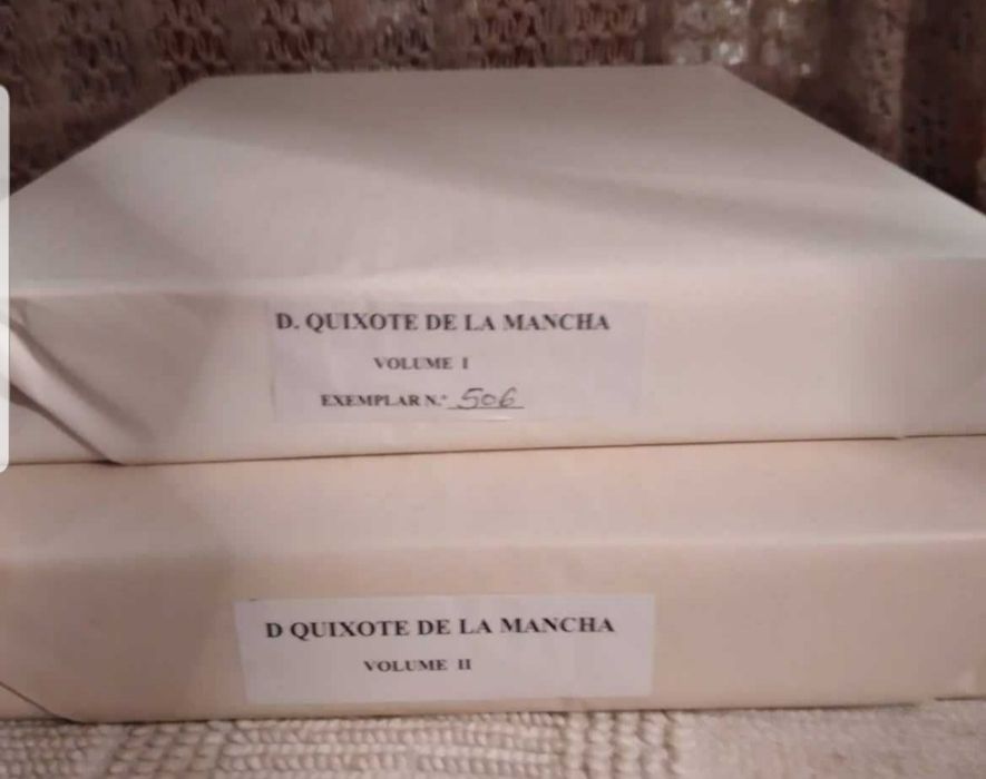 Dom Quixote de La Mancha - Cervantes - 2 livros novos da Lello