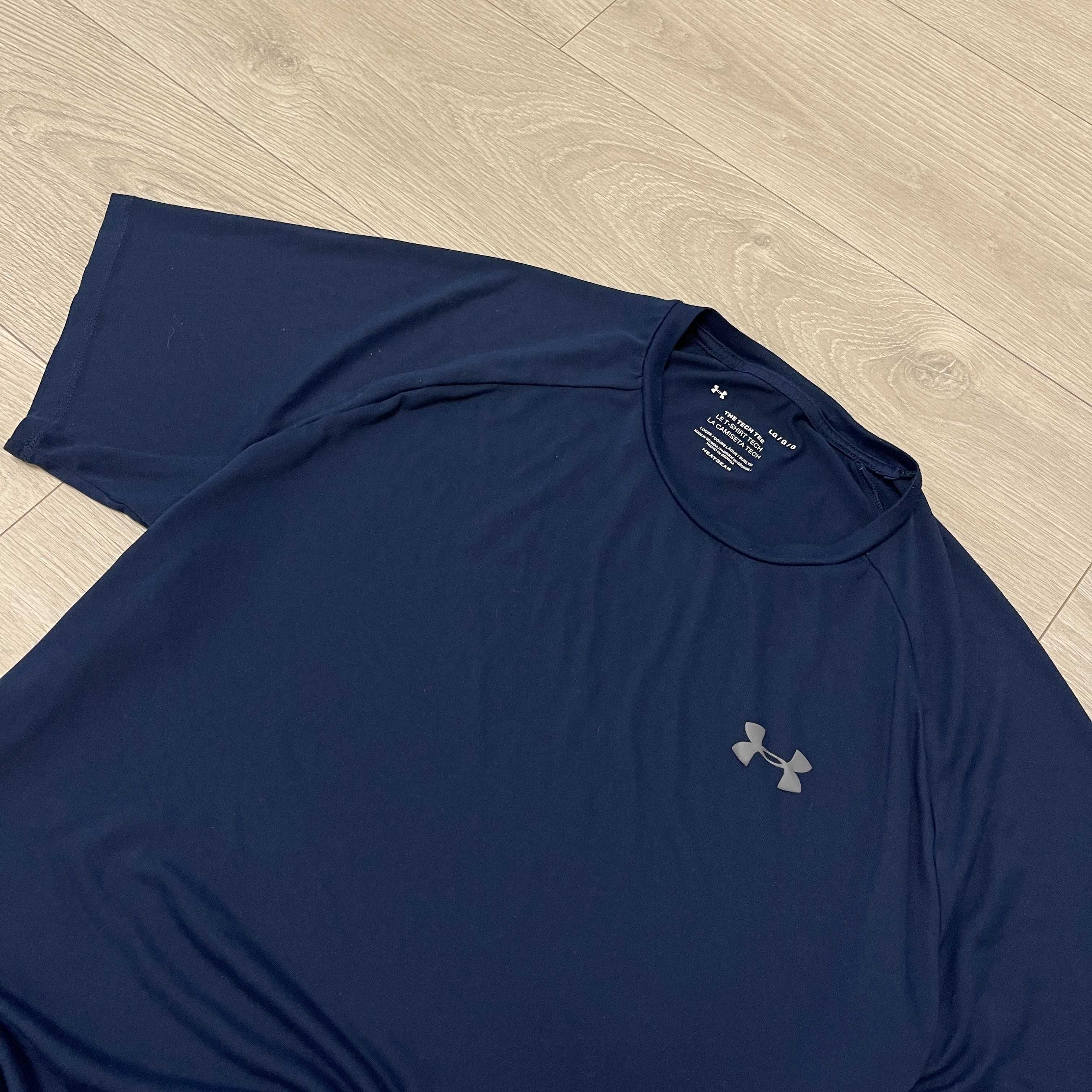 Темно синя Футболка Андер Армор Under Armour Tech Tee, Розмір L