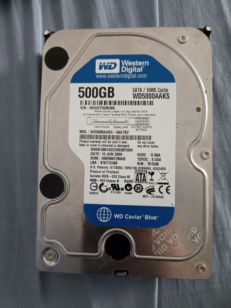 Dysk twardy Western digital WD 5000AAKS