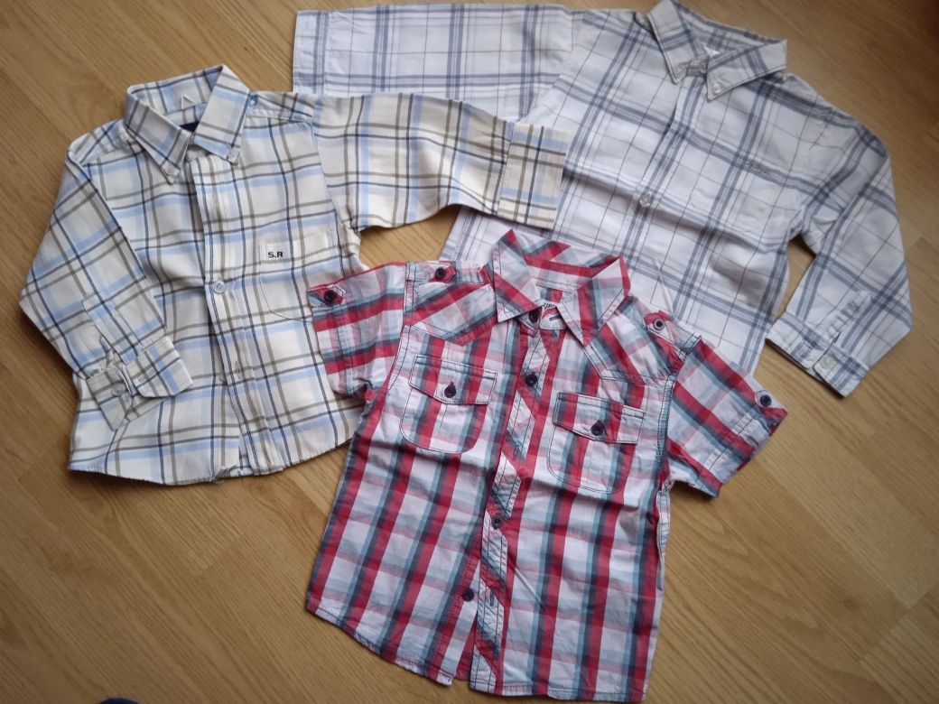 Camisas menino, várias idades