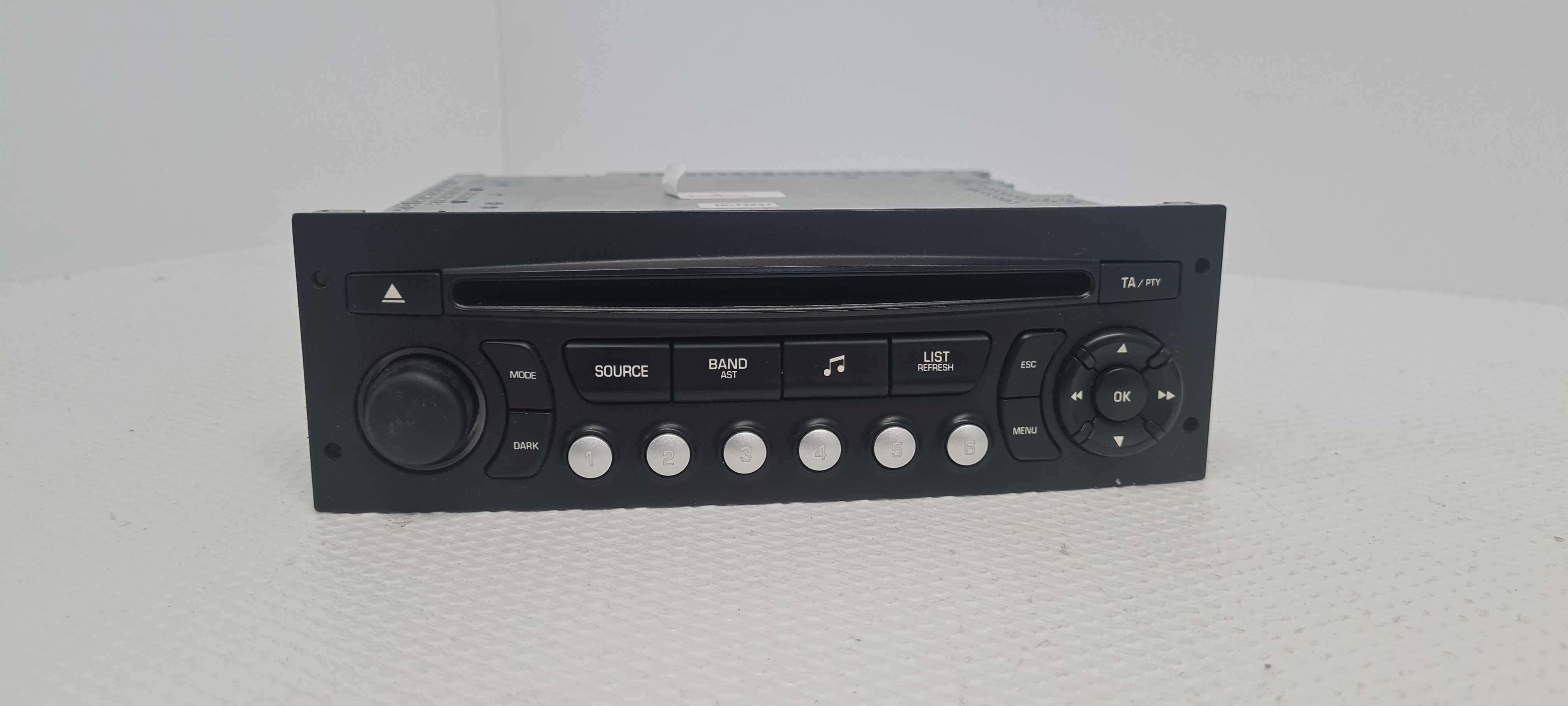 Fiat Scudo Peugeot 207 Citroen C3 Radio Cd Mp3 Aux 96766---518XT00