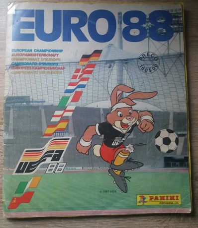 Caderneta Futebol Completa Euro 1988 (Panini)
