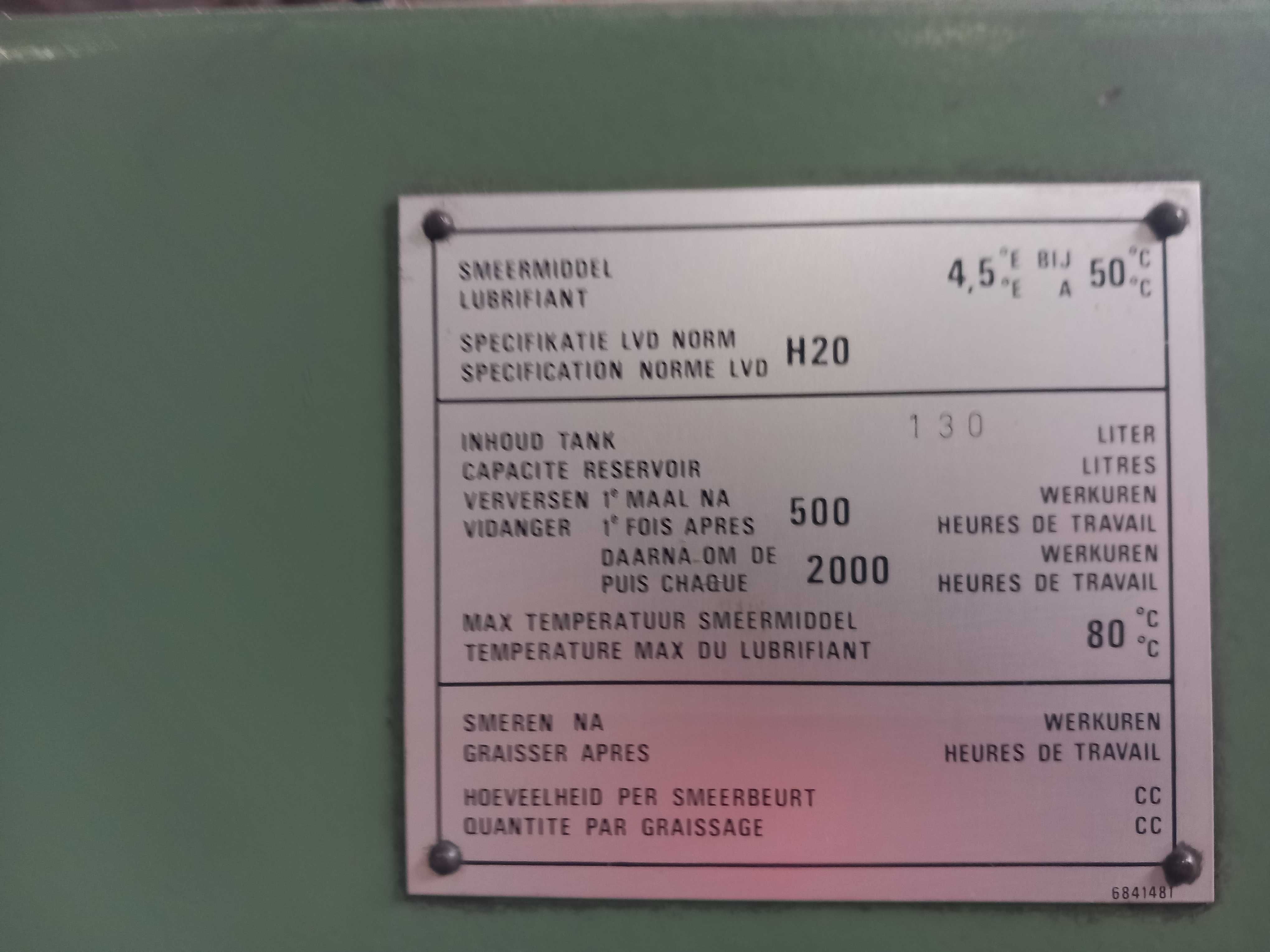 Guilhotina LVD Romar MVS 40/5 de 4 metros #1589