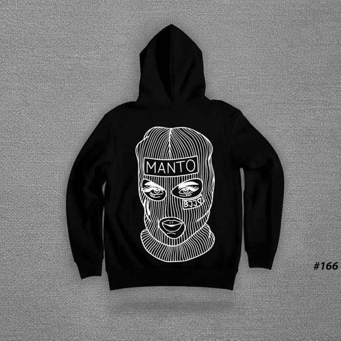 Новое MANTO Черное Худи • Кофта Зипка МАНТО Gym Чорне