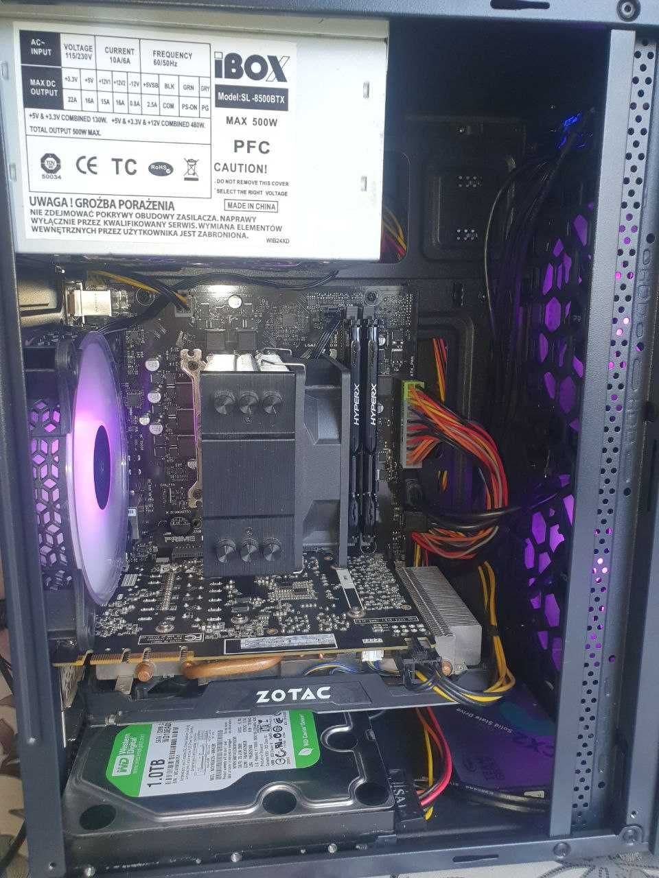 Ігровий пк i3 12100 + GTX 1070 8 Gb +  16GB DDR4 +  WIFI5/BT