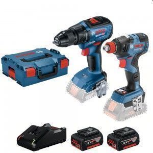 Zestaw 18 V Wiertarko-Wkr. Gsr18V-50+Klucz Gdx18V-200 2*4.0A