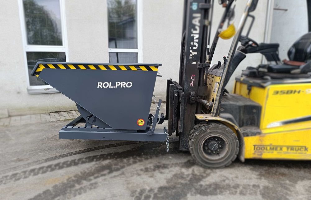 Koleba / Kontener samowyładowczy / Pojemnik metalowy 900L - NOWOŚĆ!!!