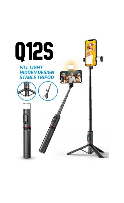 Монопод-штатив з підсвічуванням Q12S