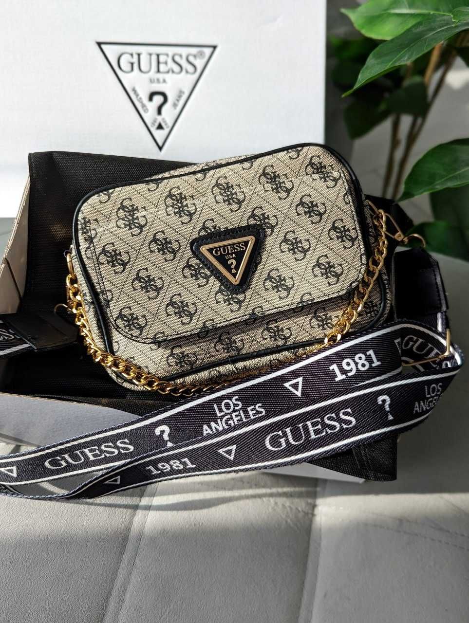 Женская сумка кросс боди Guess  через плечо Гесс