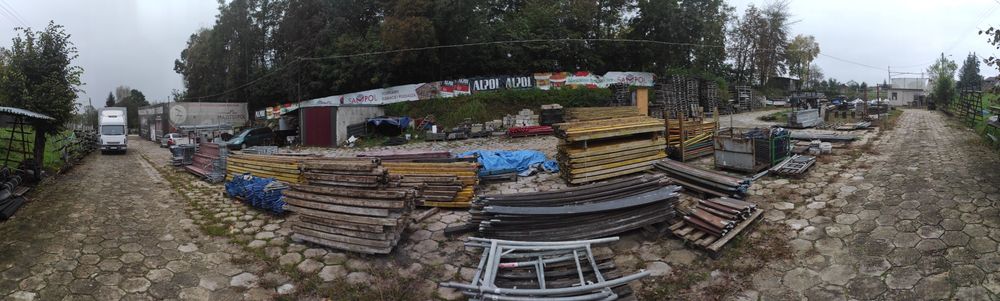 Działka utwardzona, ogrodzona, sklep, magazyn, garaż