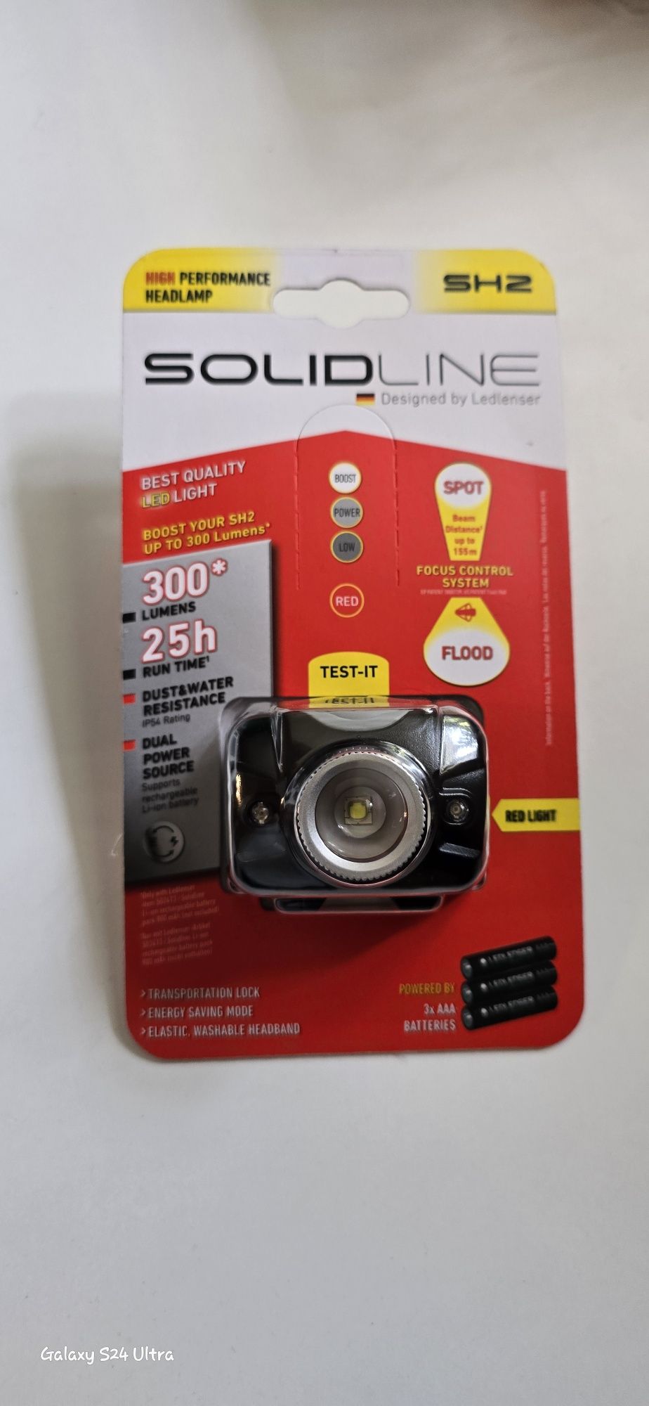 Latarka czołowa Ledlenser Solidline SH2