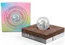 5 Euros Prata Proof Colorida *Cavalo Marinho*