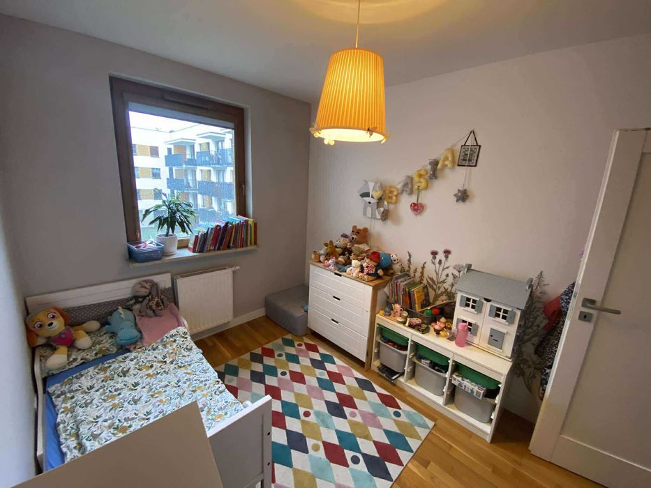 3 pokoje na Dolnym Mokotowie 55,6m2, 2 miejsca postojowe + 2 schowki