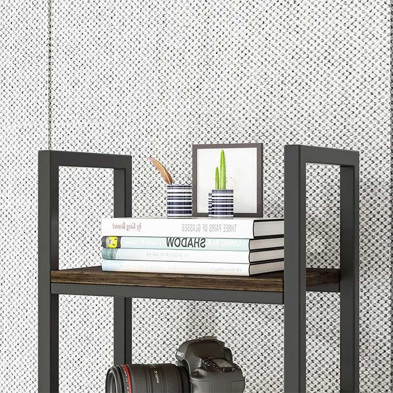 Regal Na Książki Biblioteczka Wąski Wysoki Słupek Loft Industrialny