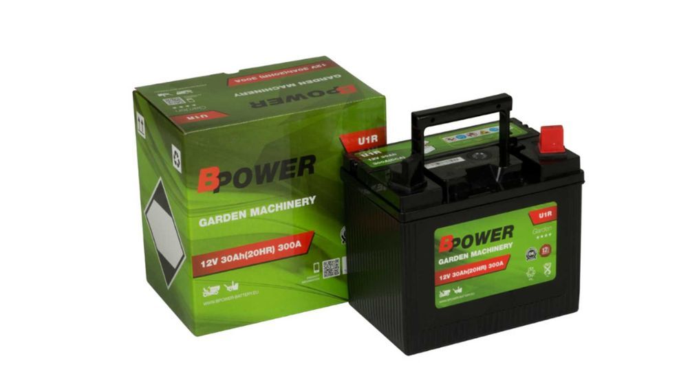 Akumulator BPower Garden U1R 12V 30Ah 300A P+ Prawy Plus