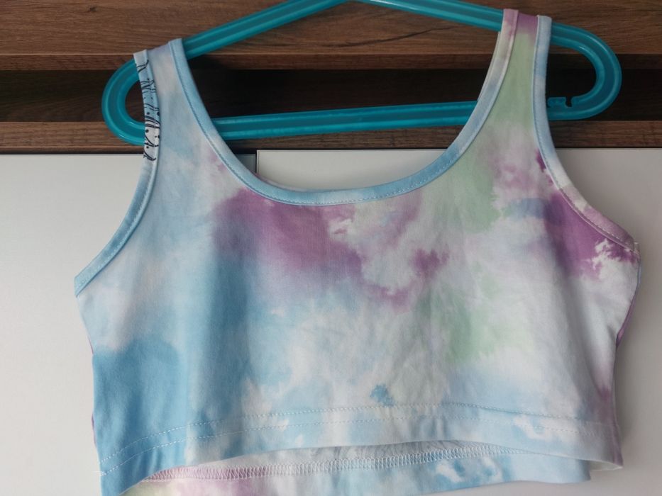 Top Shein tie-dye słońce