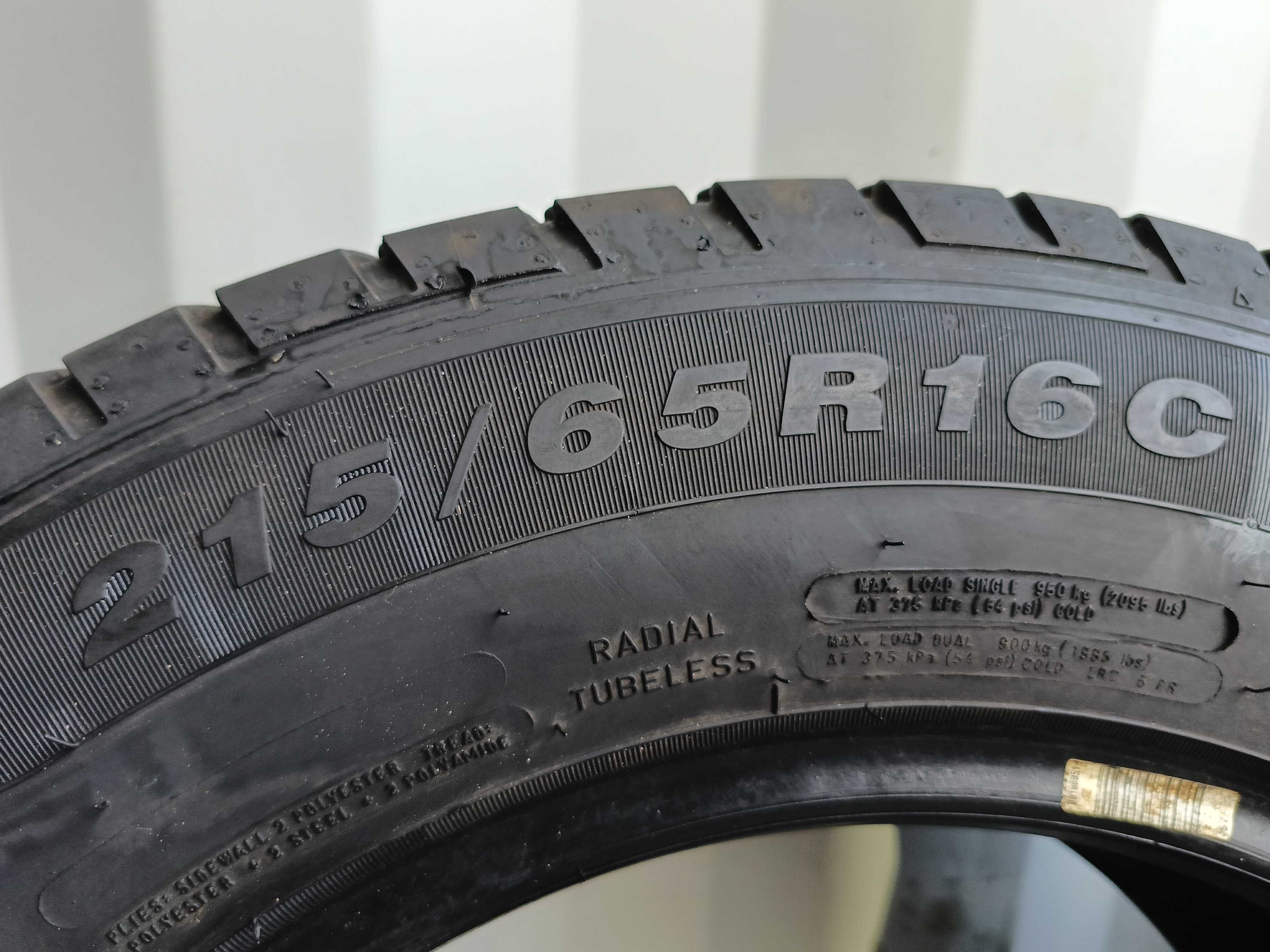 2X 215/65R16C FULDA 7mm 6B