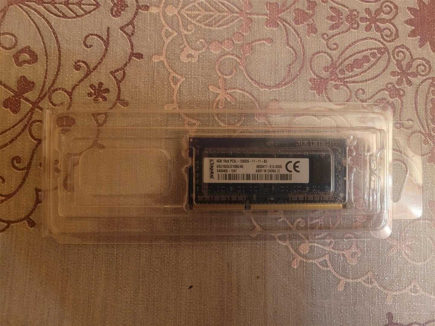 Pamięć RAM 4GB DDR3L do Laptopa - Notebook, 1600MHz, Kingston, Laptop