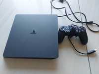 PS4 PlayStation 4 slim 1TB, 1 pad + 6 gier + ładowarka