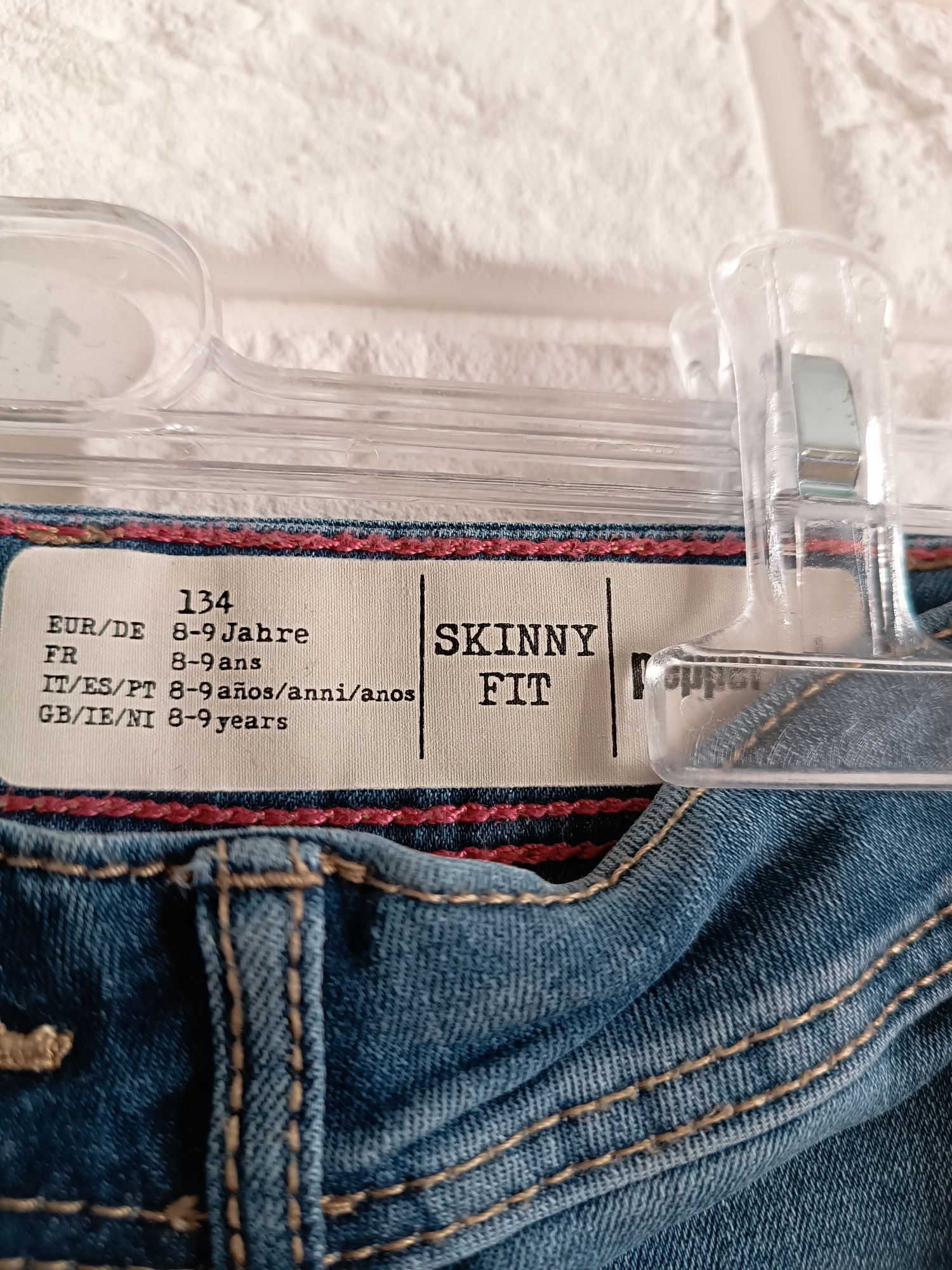 Spodnie jeansy Pepperts r. 134