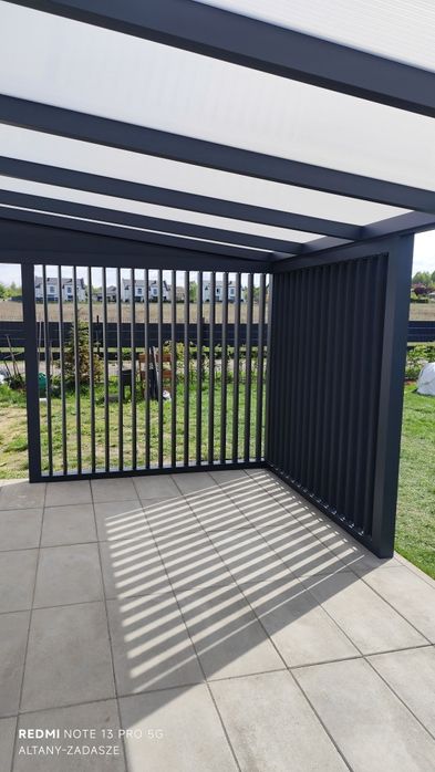 Zadaszenie tarasu, żaluzje przesuwne, pergola, taras, ogród zimowy