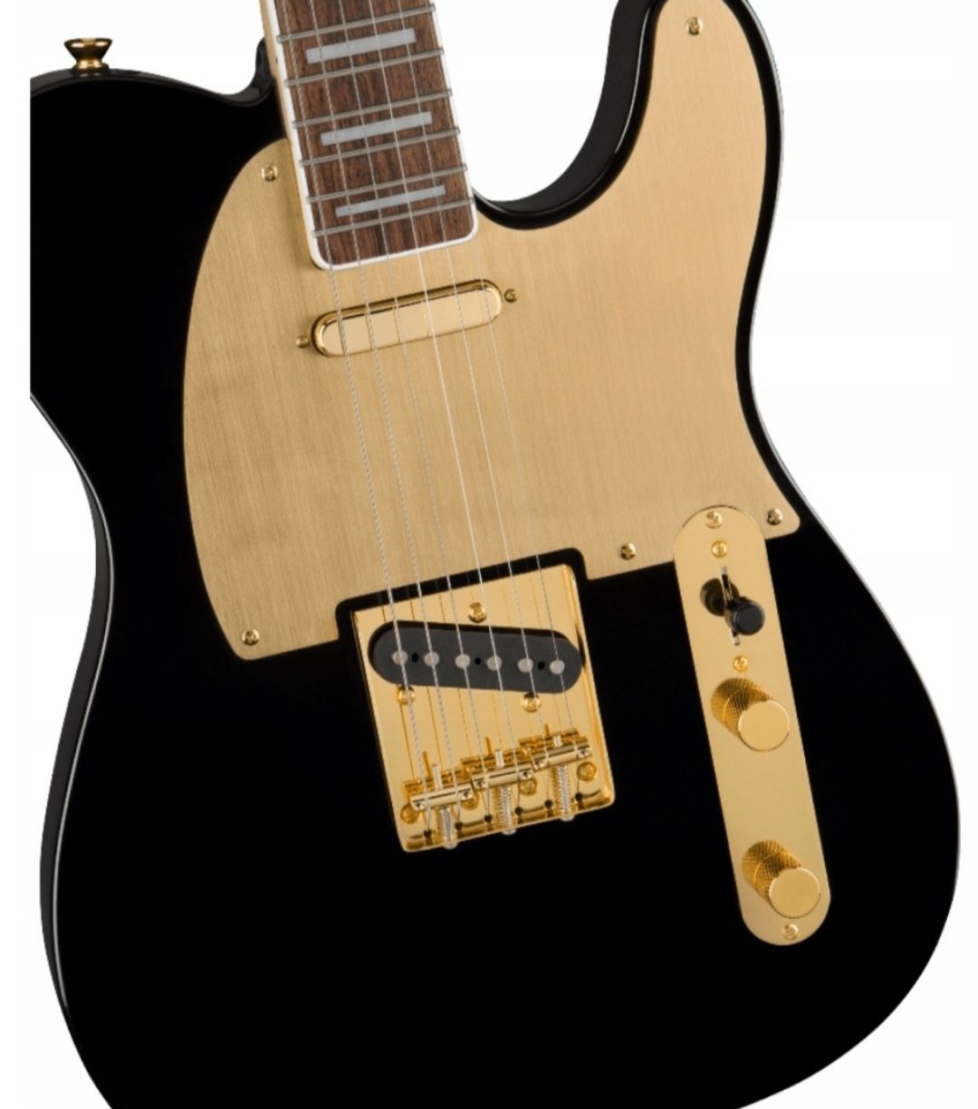 Nowy Squier 40th Anniversary Telecaster Gold Edition BLK