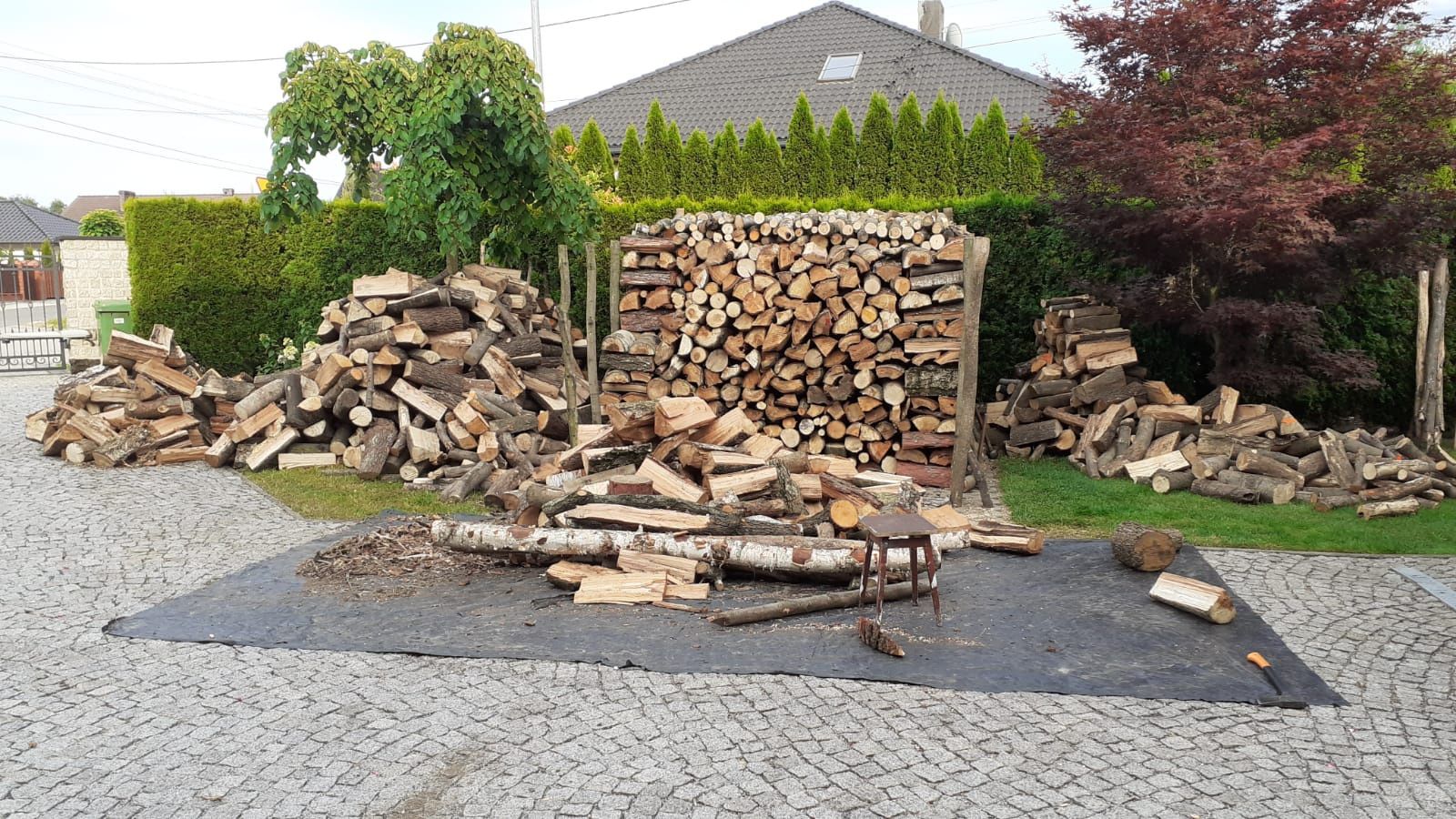 Drewno kominkowe buk, dąb, grab, jesion, do wędzenia