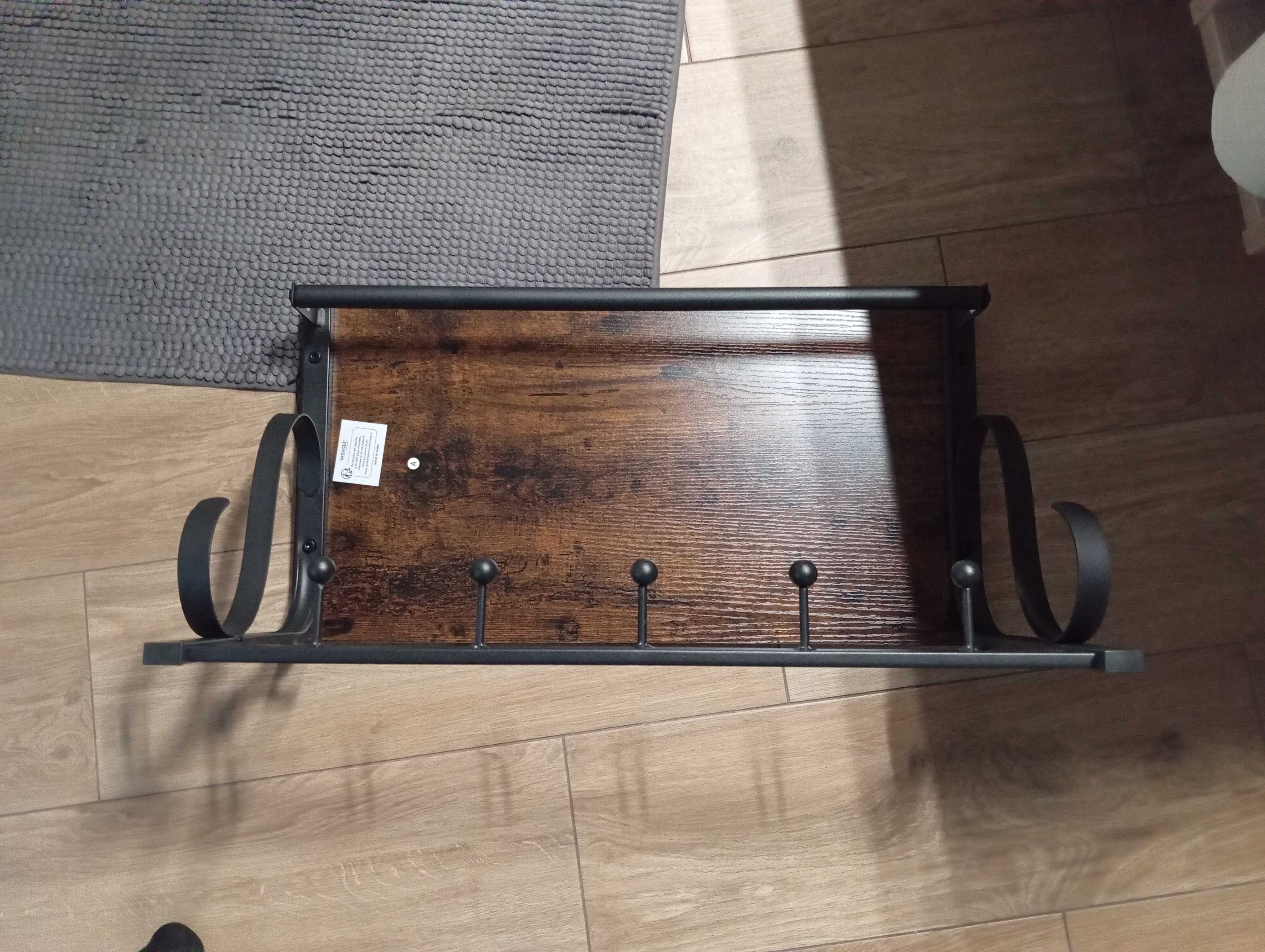 Wieszak z półką 60cmx30cm