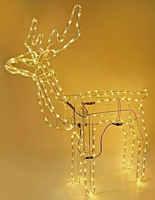 Світлодіодний олень тепло-білий Гірлянда новорічна