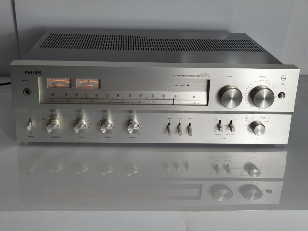 WZMACNIACZ Philips 22Ah 683 /22 amplituner Vintage MFB OUT do aktywnyc