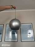 Lampa wisząca, szara