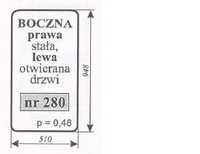 szyba boczna prawa stała lewa drzwi kombajn bizon rekord 58 ACX224