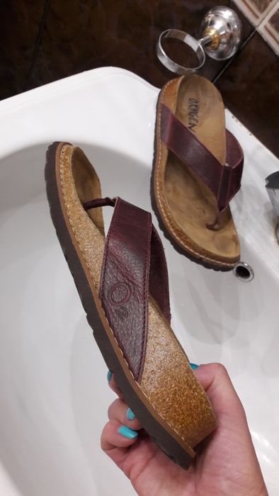 Вьетнамки шлёпанцы кожа ортопед