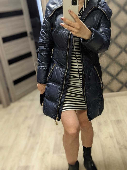 Натуральный пуховик в идеальном состоянии 40-44!