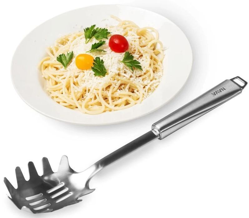 Łyżka Kuchenna Stalowa Widelec Makaronu Spaghetti