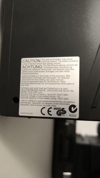 6 Ups 500va sem bateria