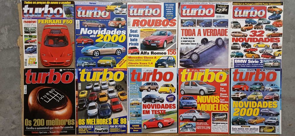TURBO revistas automóvel