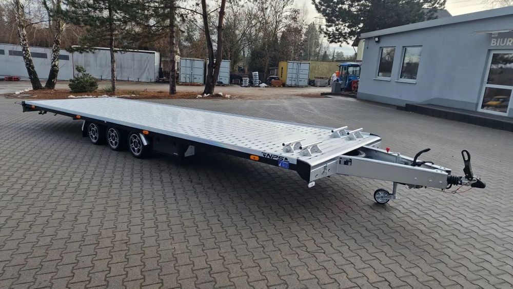 NPS L2035  przyczepa aluminiowa, 8.5m platformy, knott, prosto od producenta