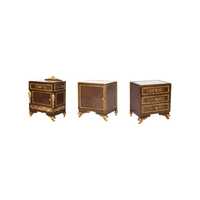Mesas cabeceira bronze dourado |  Luís XV