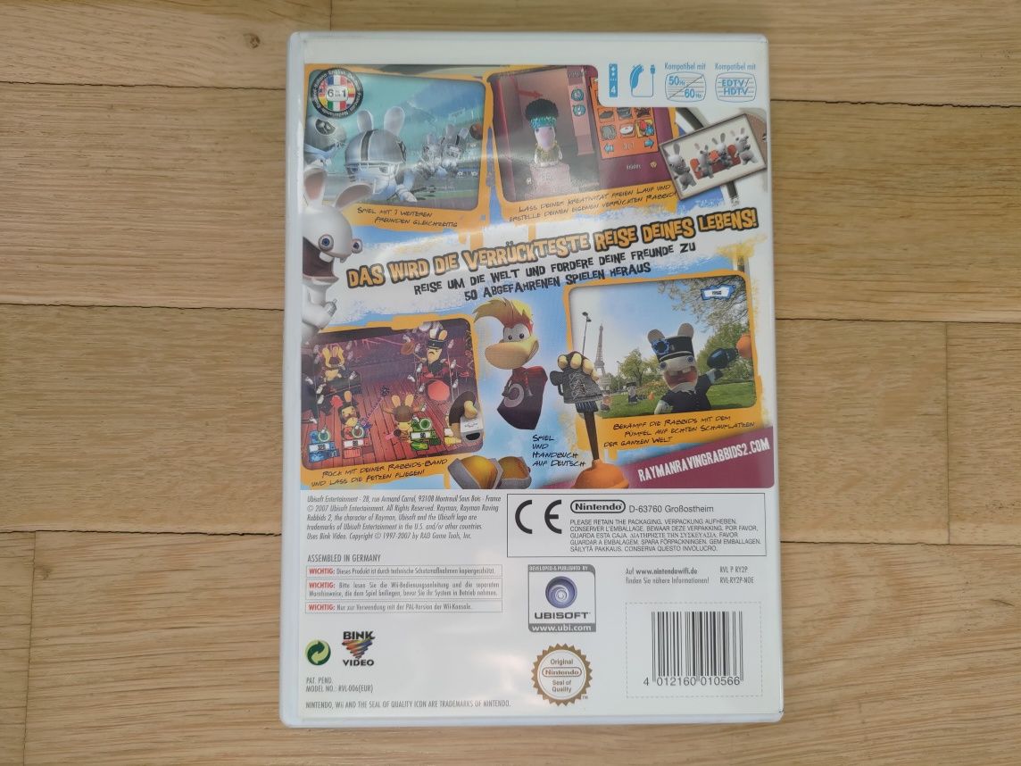 Gra Nintendo Wii Rayman Raving Rabbids 2