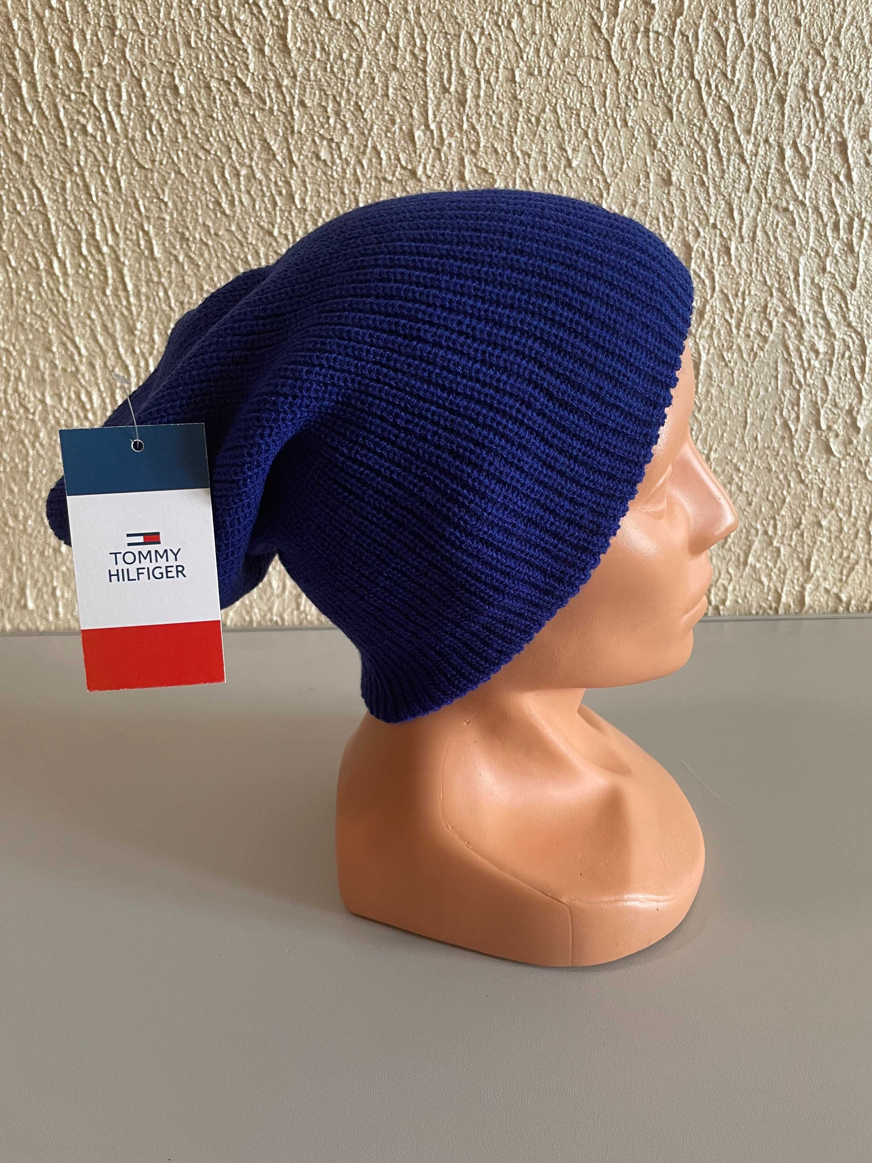Czapka damska chabrowa Tommy Hilfiger
