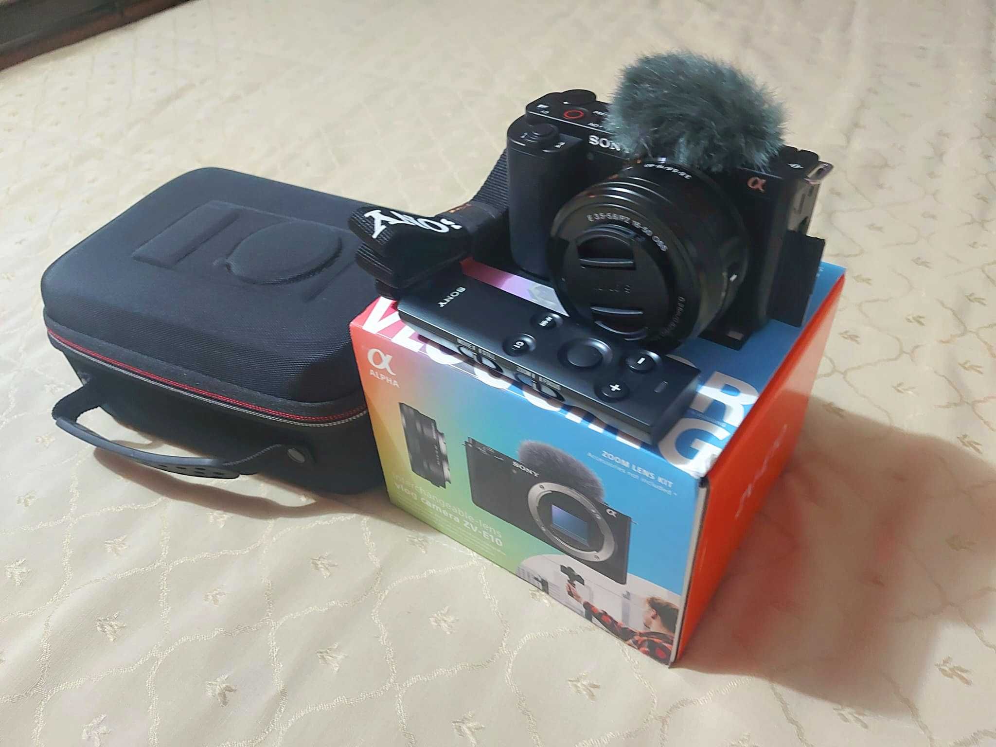 Sony ZV-E10 - Com Garantia - Só com uma utilização de poucos minutos.